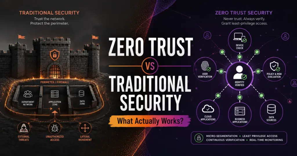zero trust vs traditional security