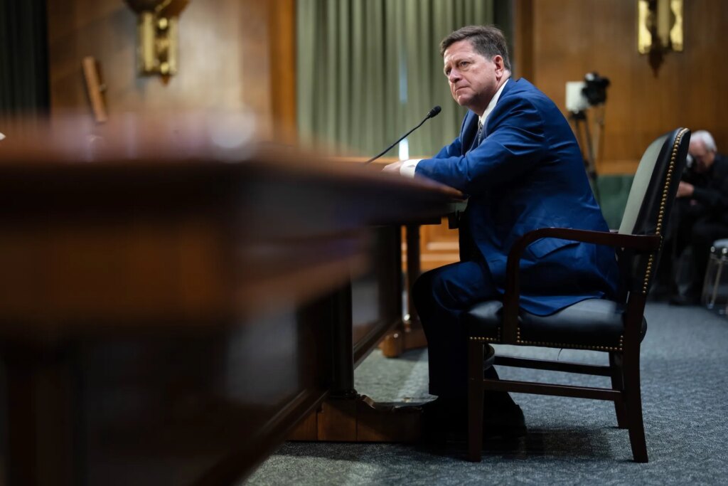 Jay Clayton pressed on 2020 election at DNI nomination hearing