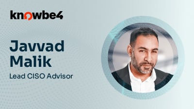 Javvad Malik, Lead CISO Advisor at KnowBe4