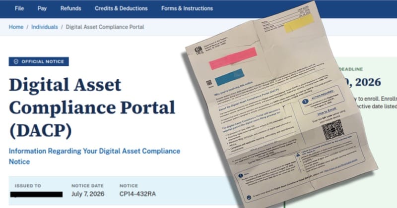 Fake IRS letters target cryptocurrency holders