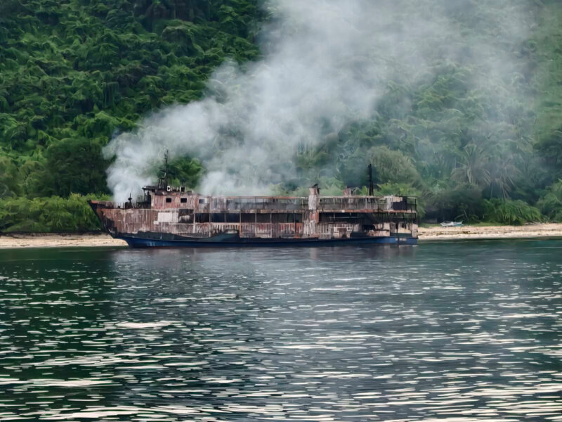 Rescuers pull more bodies from burned Philippine ferry as death toll hits 76